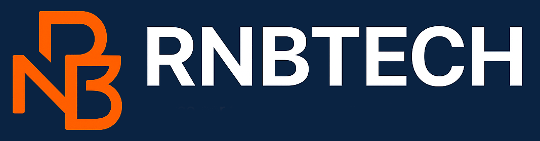 Logo RNBTech - Paixão por tecnologia, compromisso com o Brasil