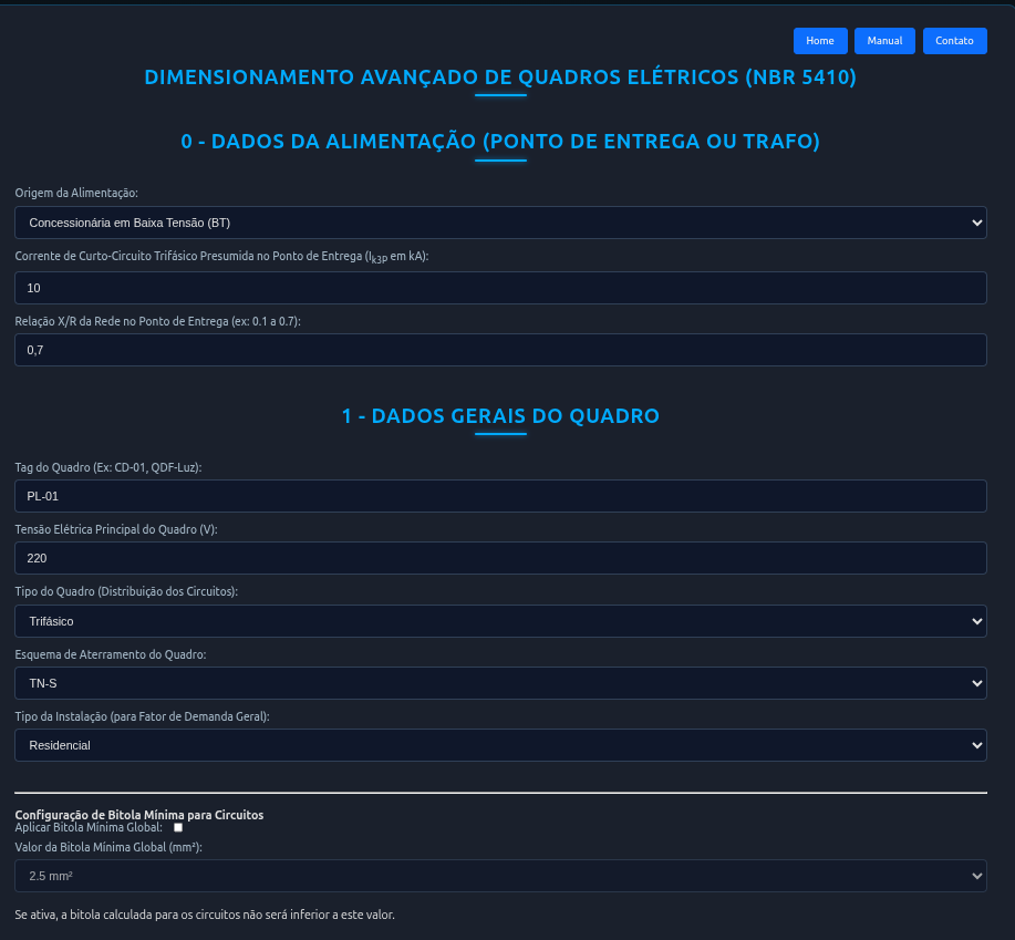 Tela da plataforma web NexusPro.